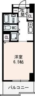 エトワール北梅田【6階】の間取り