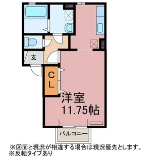 ヴィラ・サンライズ【2階】の間取り