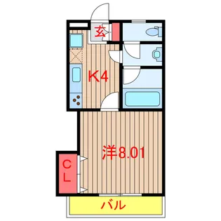 カーム習志野台II【2階】の間取り