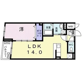 七富ビル【4階】の間取り