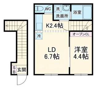 RadIAnce(レイディエンス)大府II【2階】の間取り