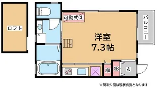 KARIN御蔵通【2階】の間取り