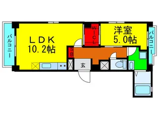 リーベンブフト【1階】の間取り