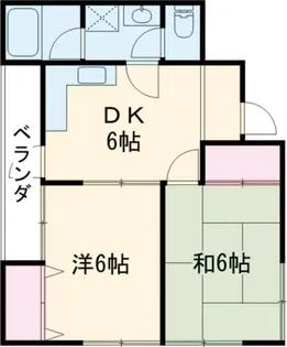 サンハイムヨシダ【2階】の間取り