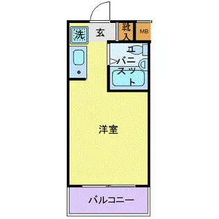 スカイコート後楽園第3【4階】の間取り