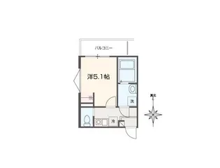 MELLAS北赤羽【2階】の間取り