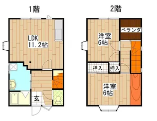 モカハウスの間取り