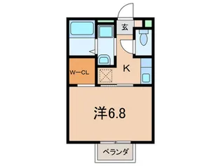 ブル-メ本山北【1階】の間取り