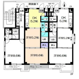 第三メゾン麗【3階】の間取り