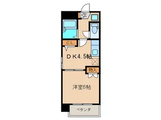 ポラリス姪浜【4階】の間取り