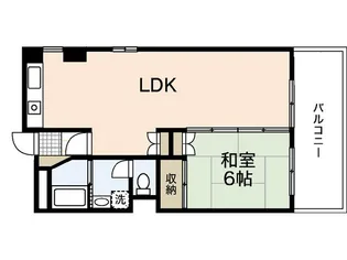 藤井ビル【6階】の間取り