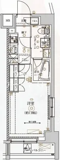 ヴォーガコルテ東府中アジールコート【5階】の間取り