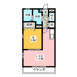 コーポグリーンベール【2階】の間取り