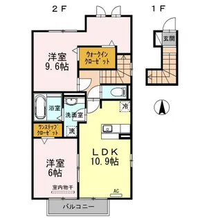 サンヴィスタ【2階】の間取り