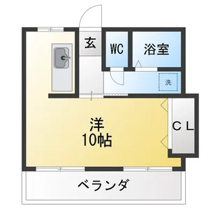 コーポニュートミセ【3階】の間取り