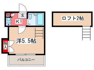 ハーモニー水走【2階】の間取り