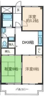 レジデンス新狭山【4階】の間取り