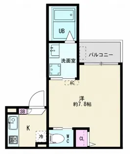 JACK KOFUKASAKUI【1階】の間取り