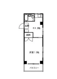 コーポ榛名【1階】の間取り
