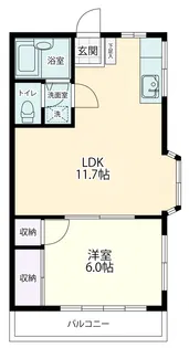 リカーハイツ【2階】の間取り