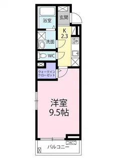 サンテラス金沢【1階】の間取り