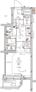 ディアレイシャス田園調布本町【4階】の間取り