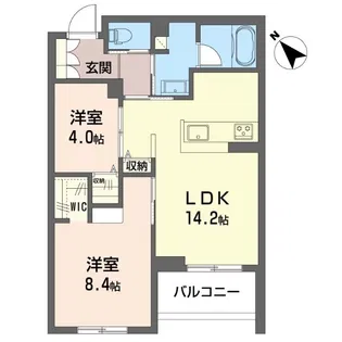 クオリスタ【3階】の間取り