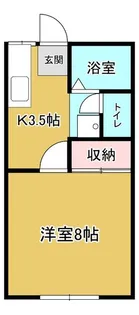 ウエストンI【2階】の間取り