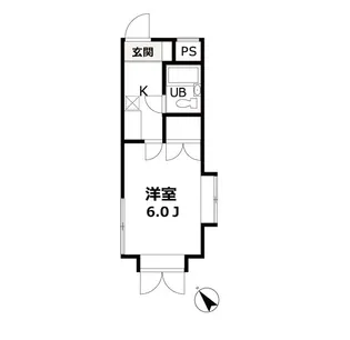 ジュネパレス平塚第18【2階】の間取り