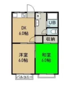 シャトルタカノ【2階】の間取り