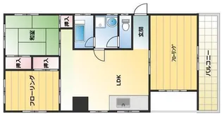 中村マンション【2階】の間取り