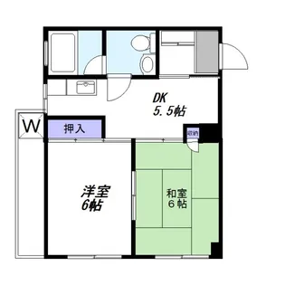 石田ビル【4階】の間取り