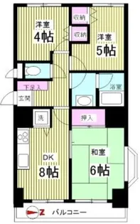 リレント相武台【2階】の間取り