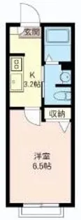 カサデ五本木【2階】の間取り