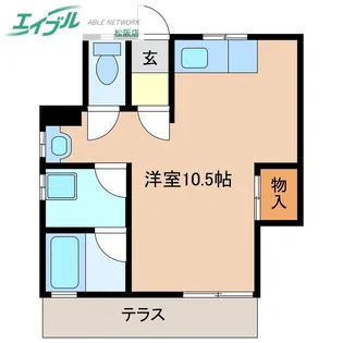 上村様共同住宅【1階】の間取り