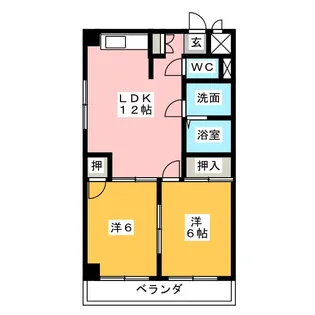 ファミーユASANO【1階】の間取り