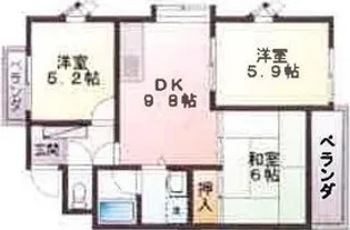 愛知県名古屋市守山区大森2【マンション】の間取り
