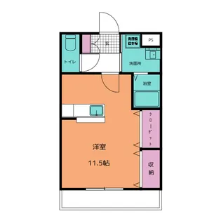 アゼリア神野 D【2階】の間取り