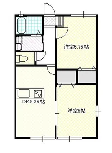 レジデンス牟礼南A【1階】の間取り
