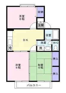 茨城県日立市末広町3【アパート】の間取り