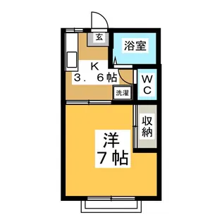 南光台ハイツ【2階】の間取り