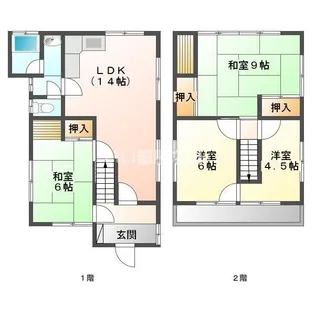 香川県高松市太田下町【一戸建】の間取り
