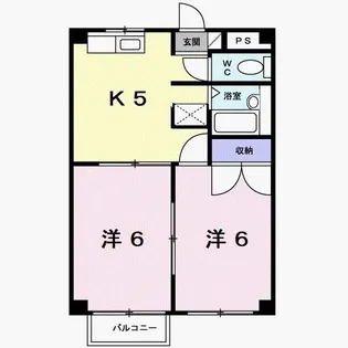 エンジェルハイム【1階】の間取り
