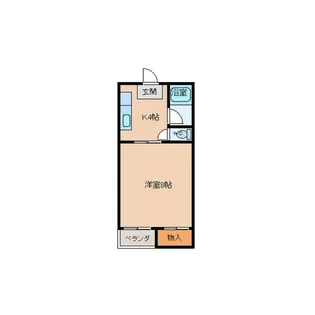 ベル有沢【2階】の間取り