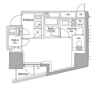 ザ・パークハビオ南大井【4階】の間取り