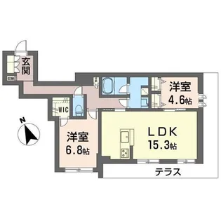 ピノ・グリナージュ【1階】の間取り