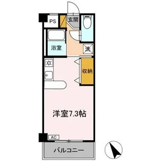ハイムカメリア【1階】の間取り