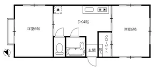 増田コーポ【2階】の間取り