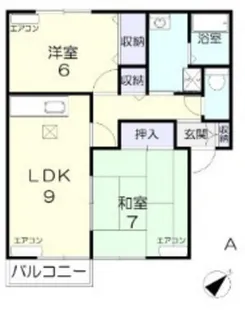 アトリオA【1階】の間取り