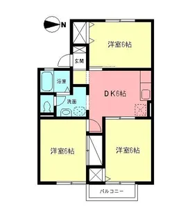 ビューバレーKIII【2階】の間取り